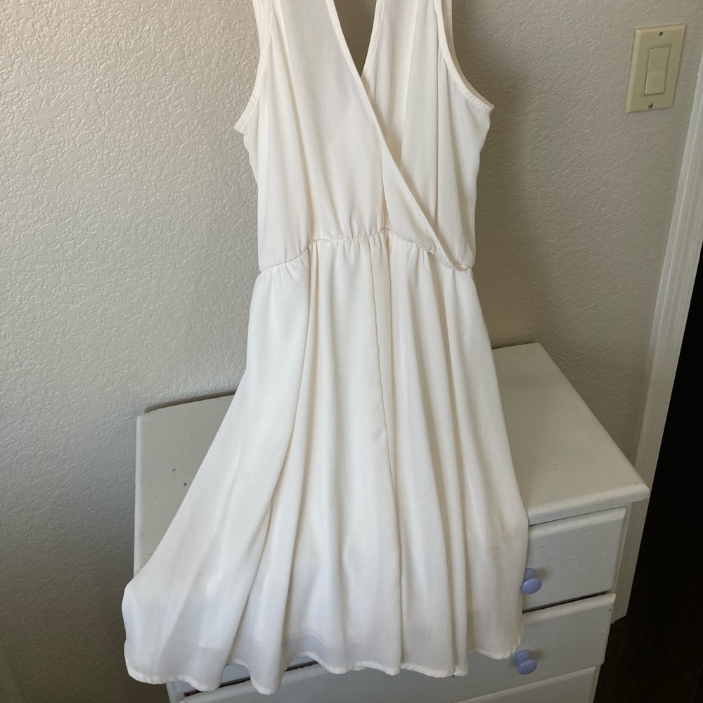 White Mini Dress - Picture 2 of 2